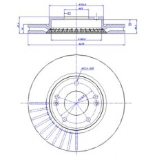 142.1637 CAR Гальмівний диск
