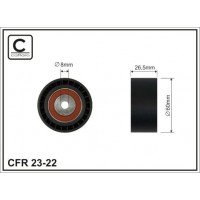 23-22 CAFFARO Паразитный / ведущий ролик, Поліклиновий ремінь