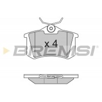 BP2807 BREMSI Комплект гальмівних колодок дисковий гальм