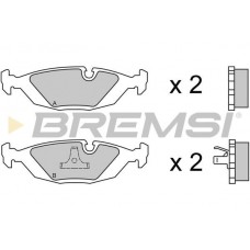 BP2236 BREMSI КомплеК т гальмівних колодок, дискове гальмо