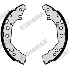 N01412 DIAMAX Комплект гальмівних колодок