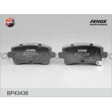 BP43436 FENOX Комплект гальмівних колодок дисковий гальм