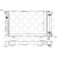10-25890-SX STELLOX Радіатор охолодження двигуна