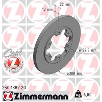 250.1382.20 ZIMMERMANN Гальмівний диск