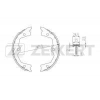 BK-4350 ZEKKERT Комплект гальмівних колодок