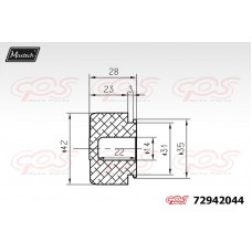 72942044 MAXTECH Поршень корпус скоби гальма