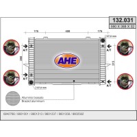 132.031 AHE Радіатор охолодження двигуна