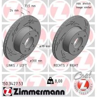 150.3427.53 ZIMMERMANN Гальмівний диск