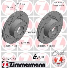 150.3427.53 ZIMMERMANN Гальмівний диск