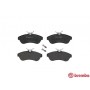 P 61 075 BREMBO Комплект гальмівних колодок дисковий гальм
