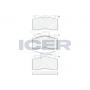 181730 ICER Комплект гальмівних колодок дисковий гальм