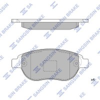 SP2073 Hi-Q Комплект гальмівних колодок дисковий гальм