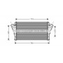 Интеркулер AVA QUALITY COOLING OLA4492