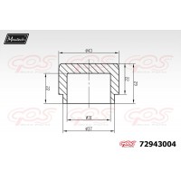72943004 MAXTECH Поршень корпус скоби гальма