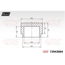 72943004 MAXTECH Поршень корпус скоби гальма