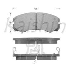 FK4031 KAISHIN Комплект гальмівних колодок дисковий гальм