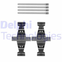 LX0552 DELPHI Комплектуючі колодки дискового гальма