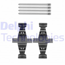 LX0552 DELPHI Комплектуючі колодки дискового гальма