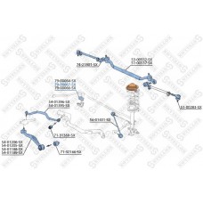 79-00067-SX STELLOX Опора стабілізатора