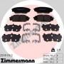 25119.170.2 ZIMMERMANN КомплеК т гальмівних колодок, дискове гальмо