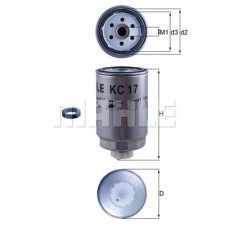 Паливний фільтр KNECHT KC 17D