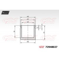 72948027 MAXTECH Поршень корпус скоби гальма