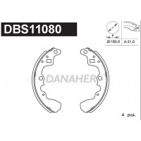 DBS11080 DANAHER Комплект гальмівних колодок