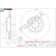 V233 PILENGA Гальмівний диск