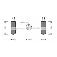 MTD234 AVA QUALITY COOLING Осушувач кондиціонера