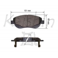 FK2293 KAISHIN Комплект гальмівних колодок дисковий гальм