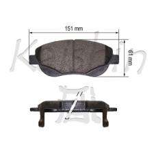 FK2293 KAISHIN Комплект гальмівних колодок дисковий гальм