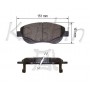 FK2293 KAISHIN Комплект гальмівних колодок дисковий гальм