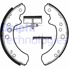 LS1313 DELPHI Комплект гальмівних колодок