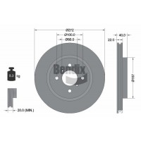 BDS1503 BENDIX Braking Гальмівний диск