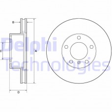 BG9145C DELPHI Гальмівний диск