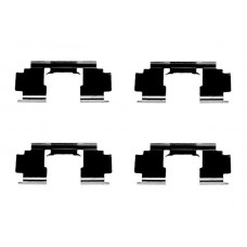 1 987 474 324 BOSCH Комплектуючі колодки дискового гальма