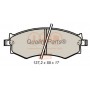704-13082 IAP QUALITY PARTS Комплект гальмівних колодок дисковий гальм