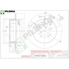 5681 PILENGA Гальмівний диск