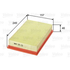 585132 VALEO Повітряний фільтр