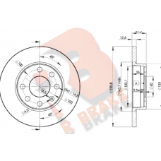 78RBD21240 R BRAKE Гальмівний диск