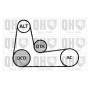 QDK89 QUINTON HAZELL Поліклиновий ремінний комплект