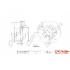 DP1010.11.0104 Dr!ve+ Гальмівний диск