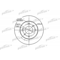 PBD2591 PATRON Гальмівний диск