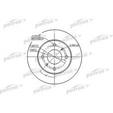 PBD2591 PATRON Гальмівний диск