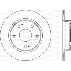 BDA2344.10 OPEN PARTS Гальмівний диск