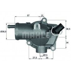 TI 27 92 MAHLE Термостат охолоджувальна рідина