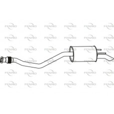 P3197 FENNO Глушник вихлопних газів кінцевий