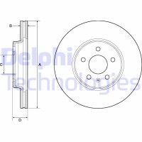 BG4799C DELPHI Гальмівний диск