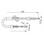 1 987 477 200 BOSCH Тросик, cтояночный тормоз