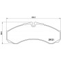 P A6 021 BREMBO Комплект гальмівних колодок дисковий гальм